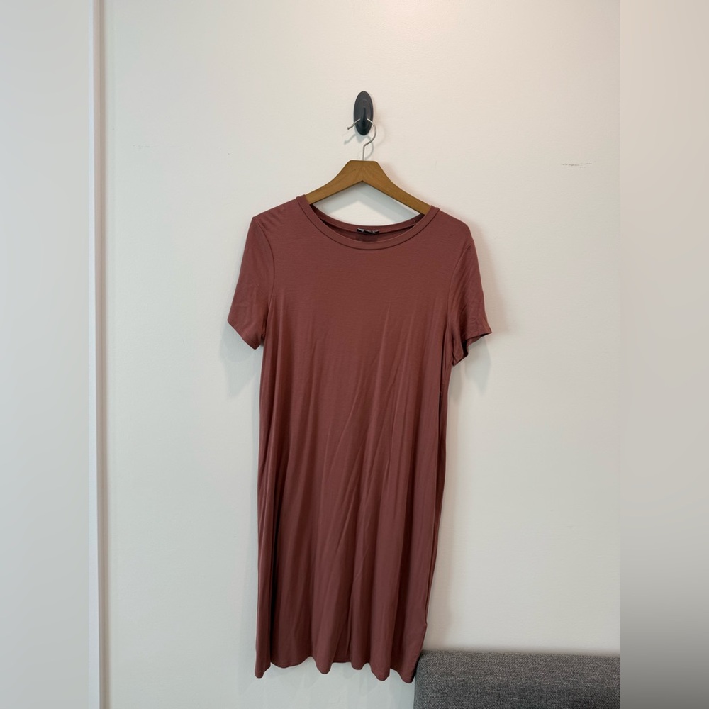 Express Rust T-Shirt Dress